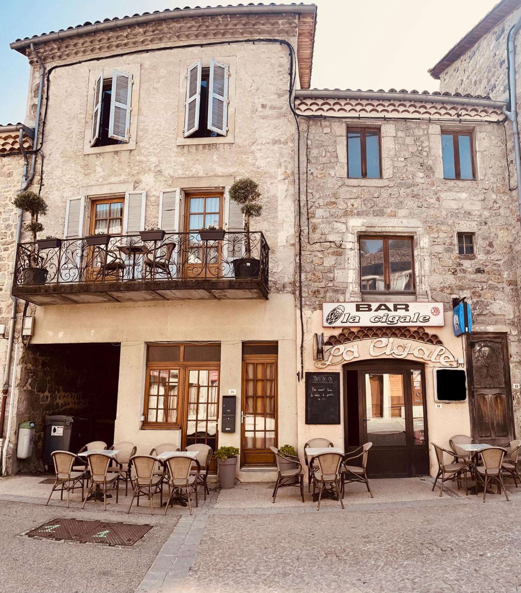 Gite De La Cigale Burzet Buitenkant foto